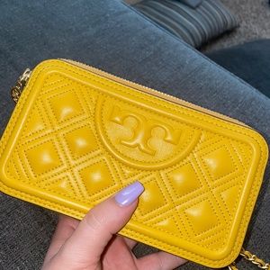 Tory Burch Fleming doubleZip mini